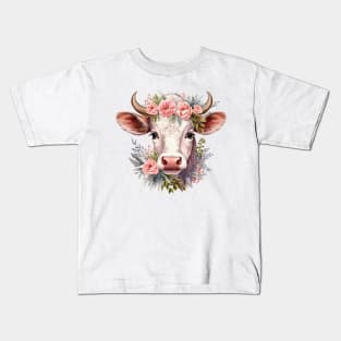 Christmas Cow #5 Kids T-Shirt